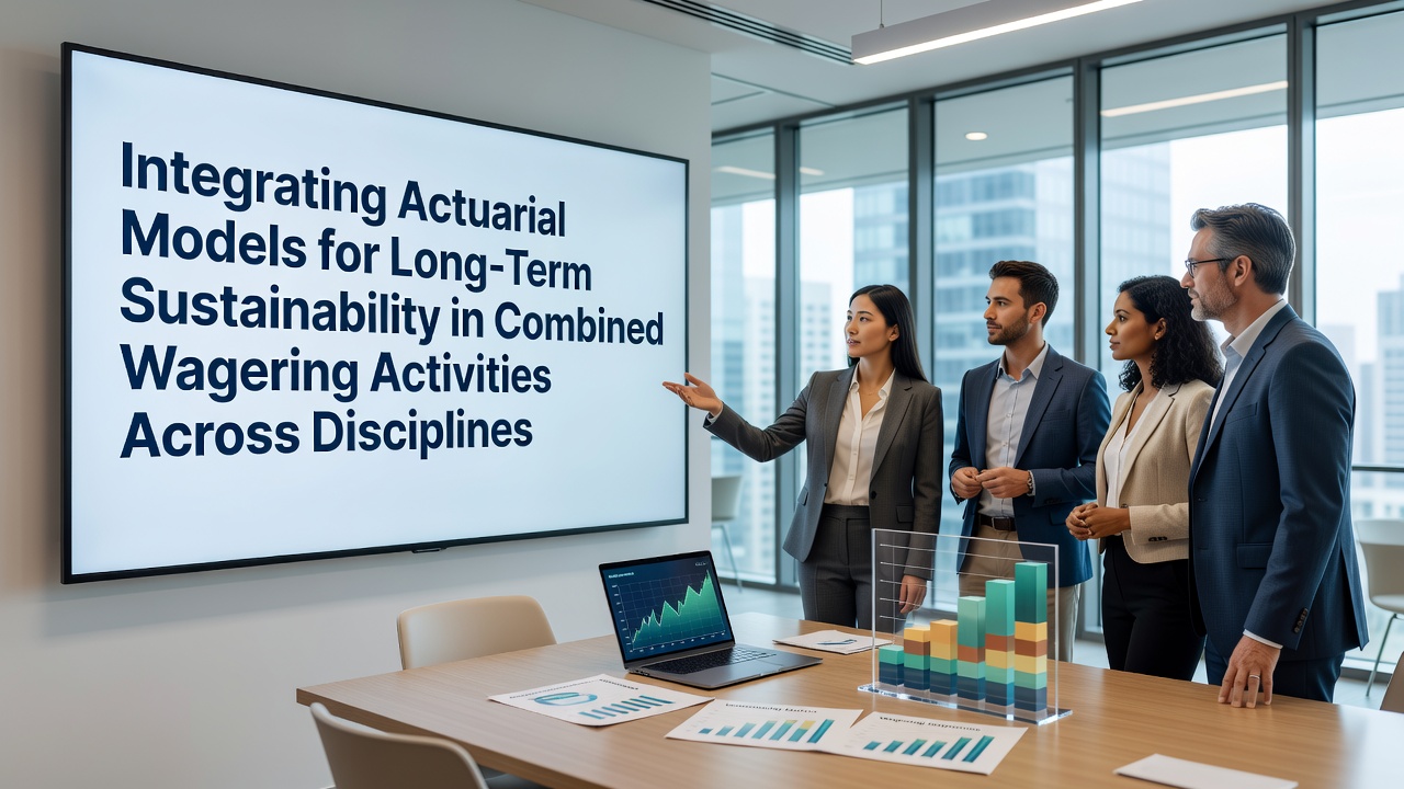 Actuarial analysts reviewing combined wagering data across sports and casino platforms